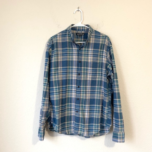 J. Crew Other - J. CREW MERCANTILE L/S Plaid Casual Button-Down Shirt